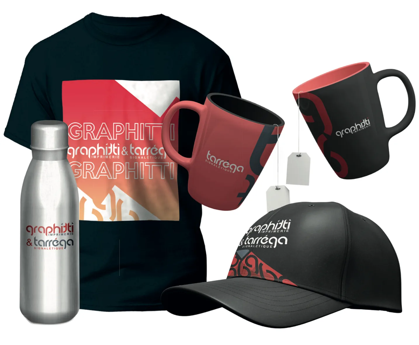 Objets publicitaires, goodies personnalisés par Graphitti & Tarréga à Toulouse